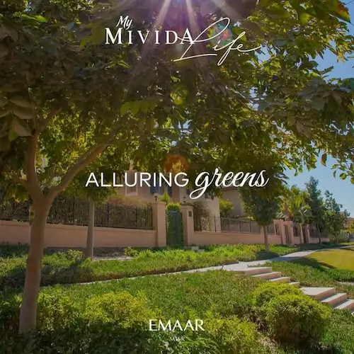 تصميم كمبوند ميفيدا جاردنز mivida gardens mostakbal city design