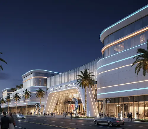 ذا وايت ستريب مول الشيخ زايد za white strip mall