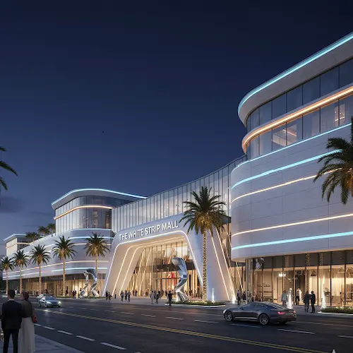 ذا وايت ستريب مول الشيخ زايد za white strip mall