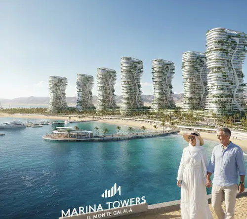 ابراج المونت جلالة marina towers il monte galala
