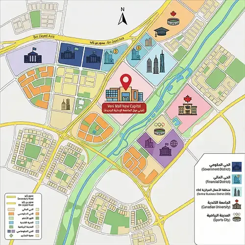 veni mall new capital location