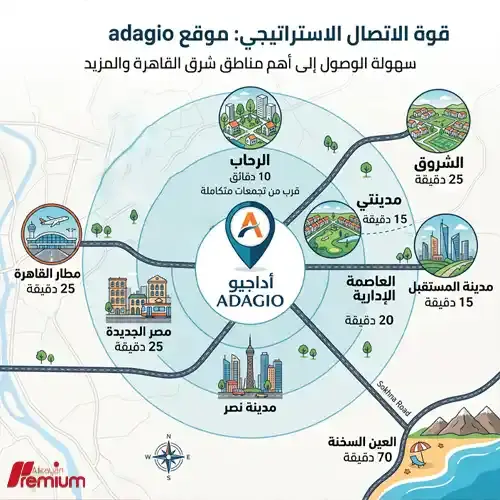 adagio new cairo location