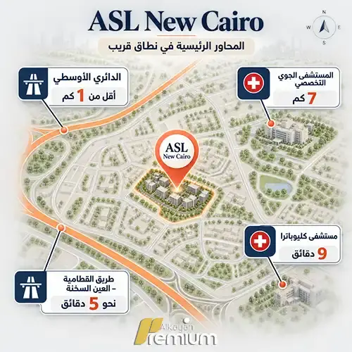 asl new cairo location