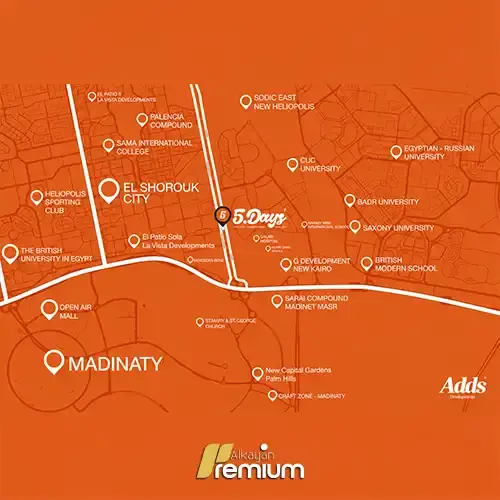 5 days mall location